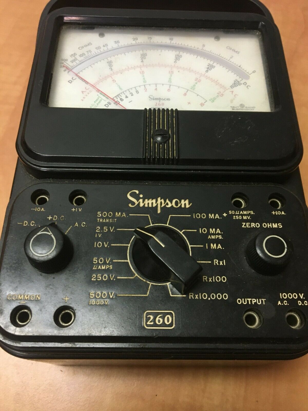 Simpson 260 Series 6m Volt Ohm Milliammeter Analog Multimeter Parts Only 